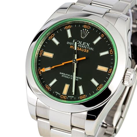 rolex milgauss sonar green.